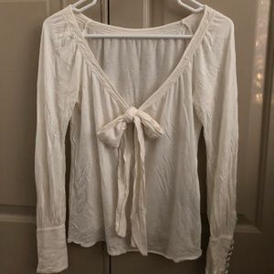 Jill Stuart Bow Ribbon Blouse long sleeve top